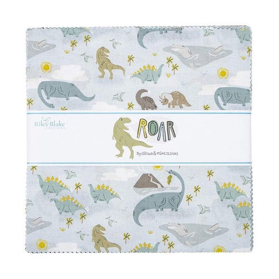 Roar- 10" Stacker (10-12460-42 Fabrics) by Citrus and Mint Designs for Riley Blake Designs