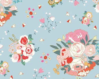 Cotton Nook - 1/2 Yard Increments, Cut Continuously (C17970 Main Sky) by Minki Kim for Riley Blake Designs