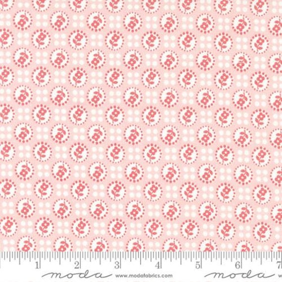 Lighthearted-1/2 Yard Increments, Cut Continuously (55292-17 Sweet Light Pink) by Camille Roskelley for Moda