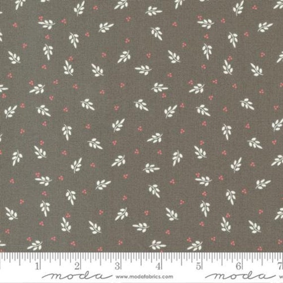 Favorite Things-1/2 Yard Increments, Cut Continuously (37651-19 Holly Blenders Charcoal) by Sherri and Chelsi for Moda