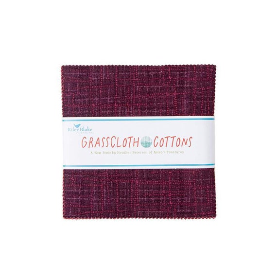 Grasscloth Cottons-5 Inch Stacker (5-780-42 Fabrics) by Heather Peterson for Riley Blake Designs