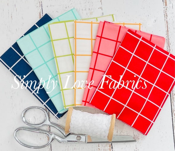One Fine Day - Bundle OPTIONS (6 Windowpane Fabrics) by Bonnie and Camille for Moda