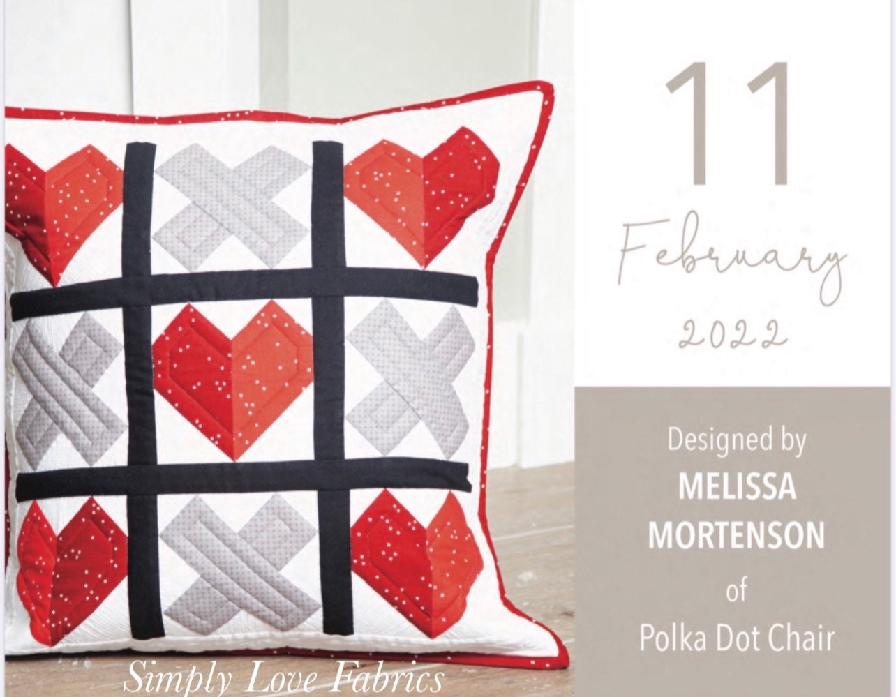 Pillow Kit of the Month February by Melissa Mortenson for Riley Blake