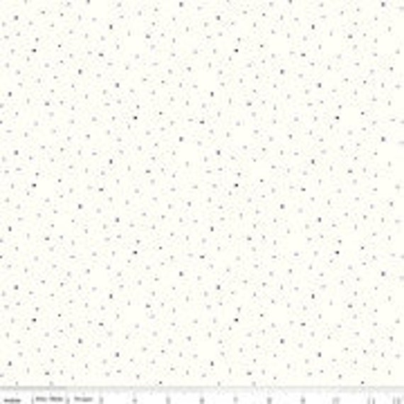Dapple Dot - 1/2 Yard Increments, Cut Continuously (C645 Black Dots on White) by RBD Designers