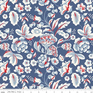 フリーダムガーデン - ファットクォーター（C15620 メインコーンフラワー）My Mind's Eye for Riley Blake Designs
