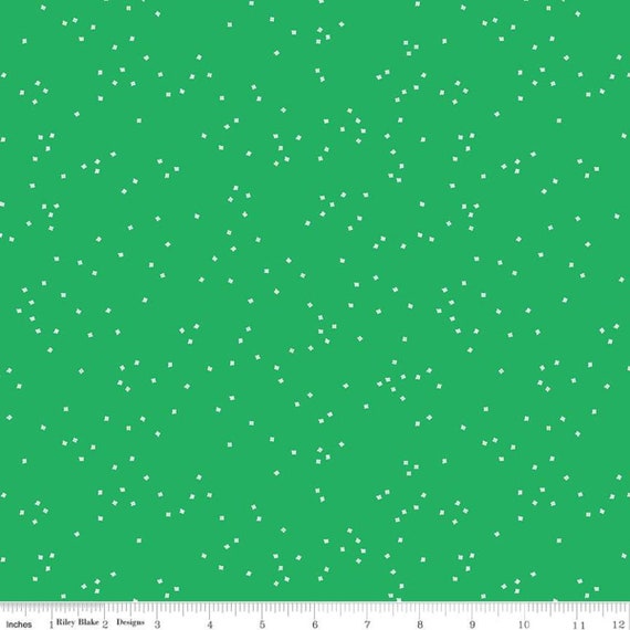 Blossom by Christopher Thompson for Riley Blake Designs- C715 Emerald - 1/2 Yard Increments, Cut Continuously