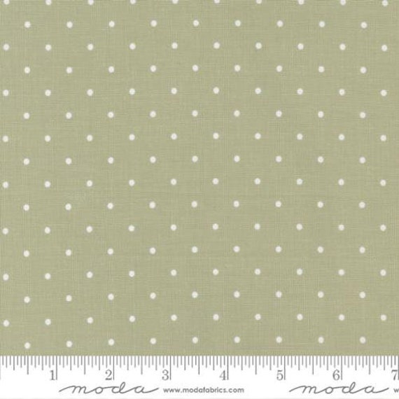 Christmas Eve-1/2 Yard (5187-14 Merry Dots Sage) by Lella Boutique for Moda