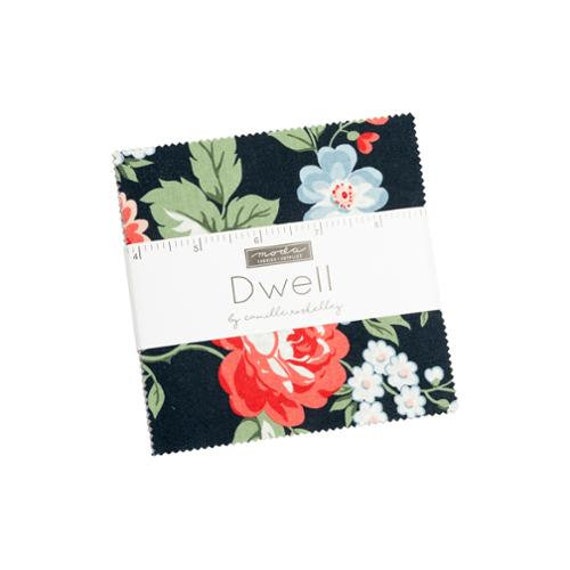 Dwell- Charm Pack (55270PP-42 Fabrics) by Camille Roskelley for Moda