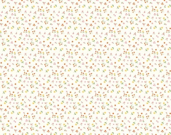 Cotton Nook - 1/2 Yard Increments, Cut Continuously (C17975 Flowers Vintage White) by Minki Kim for Riley Blake Designs
