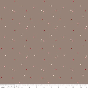 To Grandmother&#39;s House-1/2 Yard Increments, Cut Continuously (C14377 Bit of Berries Pewter) by Jennifer Long for Riley Blake Designs