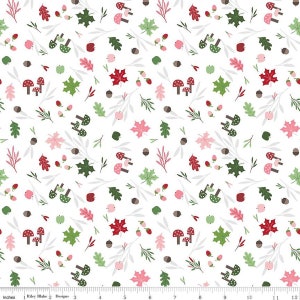 To Grandmother&#39;s House-1/2 Yard Increments, Cut Continuously (C14371 Foraging in the Forest Cloud) by Jennifer Long for Riley Blake Designs