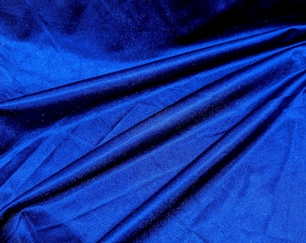 Athletic Dazzle Fabric - 1/2 Yard Increments, Cut Continuously (Royal Blue) Dancewear, Apparel, Swimwear, Costumes, Athletic Wear