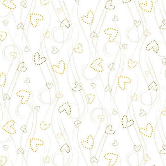 Darling Duckies - 1/2 Yard Increments, Cut Continuously (29715-Z Heart Scroll) by Turnowsky for QT Fabrics