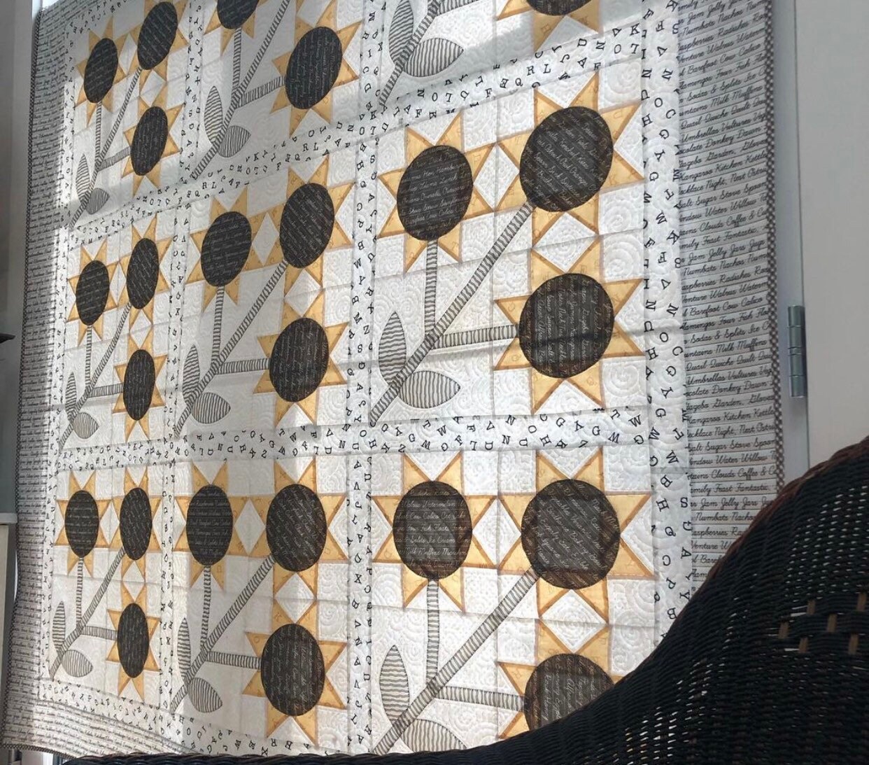 Sunny Side Up Quilt PATTERN Finished Size 72” x 72” P149 Fabric by J