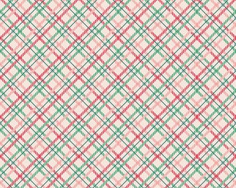 Wide Back Berry & Sage - 1/2 Yard Increments, Cut Continuously (WB17402 Prim Latte) by Lori Holt for Riley Blake Designs