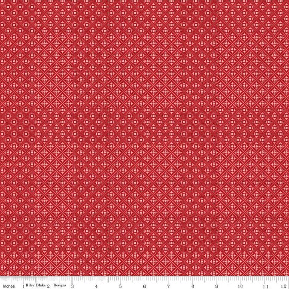 Bee Dots -1/2 Yard Increments, Cut Continuously (C14173 Sestina Schoolhouse) by Lori Holt for Riley Blake Designs