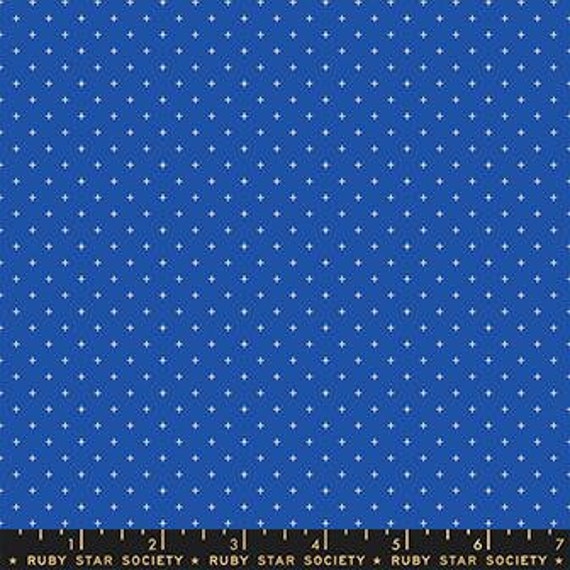 Add it Up Basics- 1/2 Yard Increments, Cut Continuously- RS4005-60 Blue Ribbon- by Alexia Marcelle Abegg for Ruby Star Society