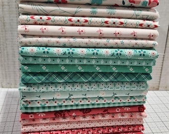 Berry & Sage - 1/2 Yard Bundle (21 Fabrics) by Lori Holt for Riley Blake Designs