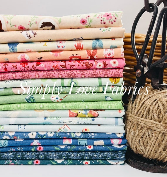 Little Women -1/2 Yard Bundle (18 Fabrics) by Jill Howarth for Riley Blake Designs