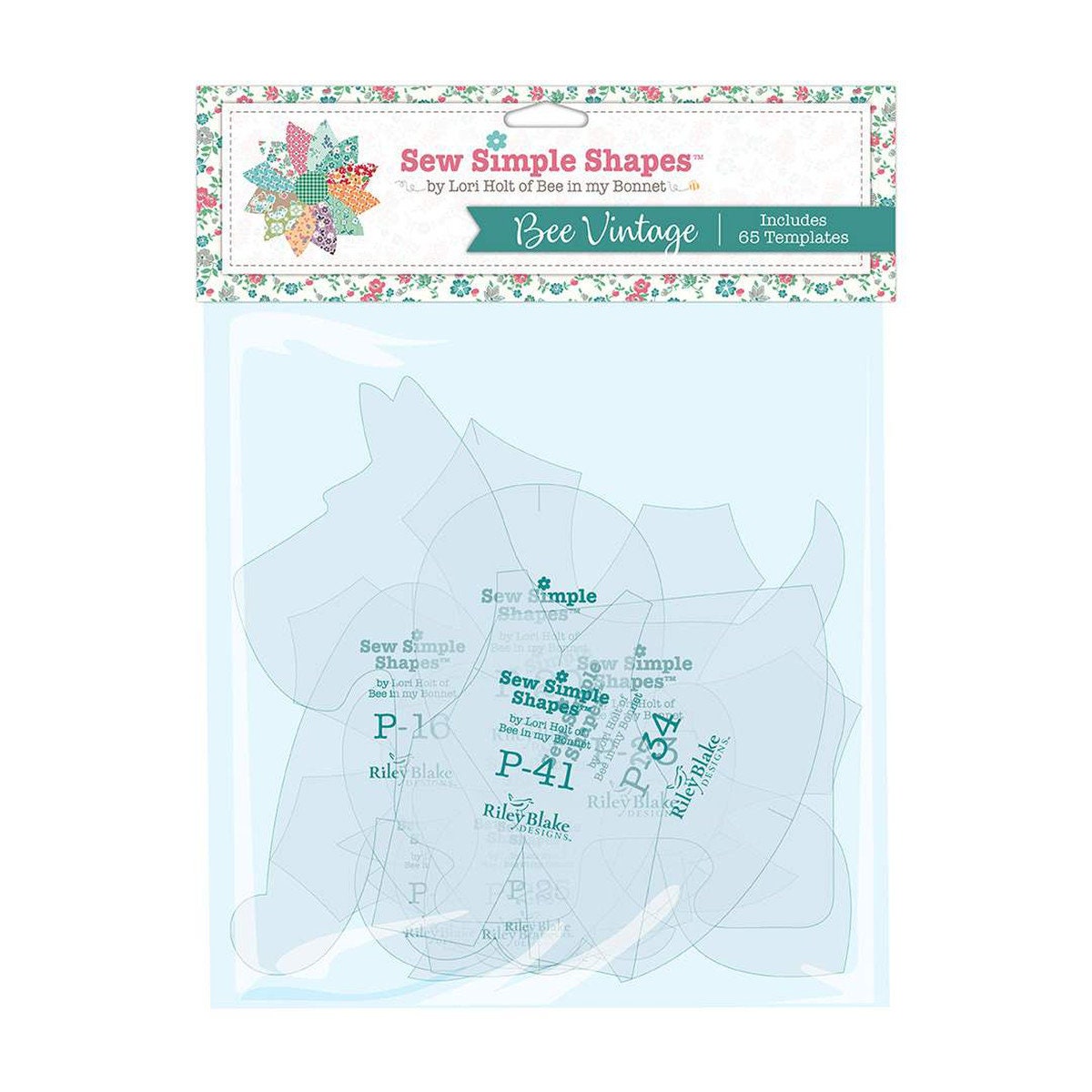 Sew simple shapes bee vintage templates by lori holt for riley blake