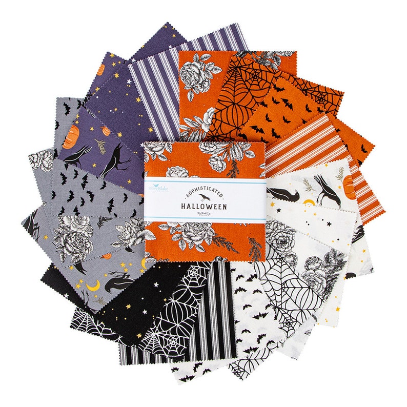 Sophisticated Halloween 5 Inch Stacker 5-14620-42 Fabrics by My Minds Eye for Riley Blake Designs image 2