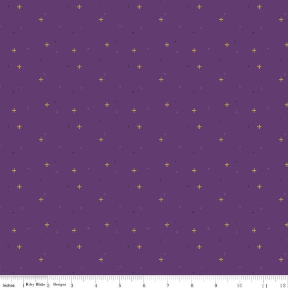 Sparkler- 1/2 Yard Increments, Cut continuously (SC650 Eggplant) by Melissa Mortenson for Riley Blake Designs