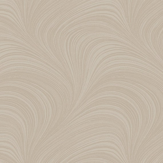 Pearlescent Wave-1/2 Yard Increments, Cut Continuously (2966P-70 Texture Taupe) by Jackie Robinson for Benartex