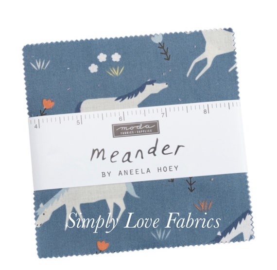 Meander -Charm Pack (24580PP - 42 Fabrics) Aneela Hoey for Moda