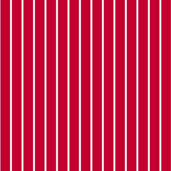Dots and Stripes - 1/2 Yard Increments, Cut Continuously (28897-R Wide Stripe Red) by QT Fabrics
