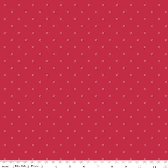Bee Cross Stitch (C745 Jazzberry Jam) by Lori Holt for Riley Blake Designs