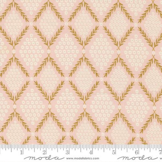 Evermore-1/2 Yard Increments, Cut Continuously (43153-12 Honeysweet Strawberry Cream) by Sweetfire Road for Moda