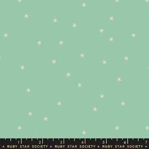 Reverie - Incrementi di 1/2 iarda, taglio continuo (RS0005-76 Moss Spark Stars) di Melody Miller per Ruby Star Society