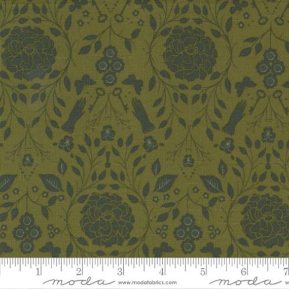 Evermore-1/2 Yard Increments, Cut Continuously (43152-14 Garden Gate Fern) by Sweetfire Road for Moda