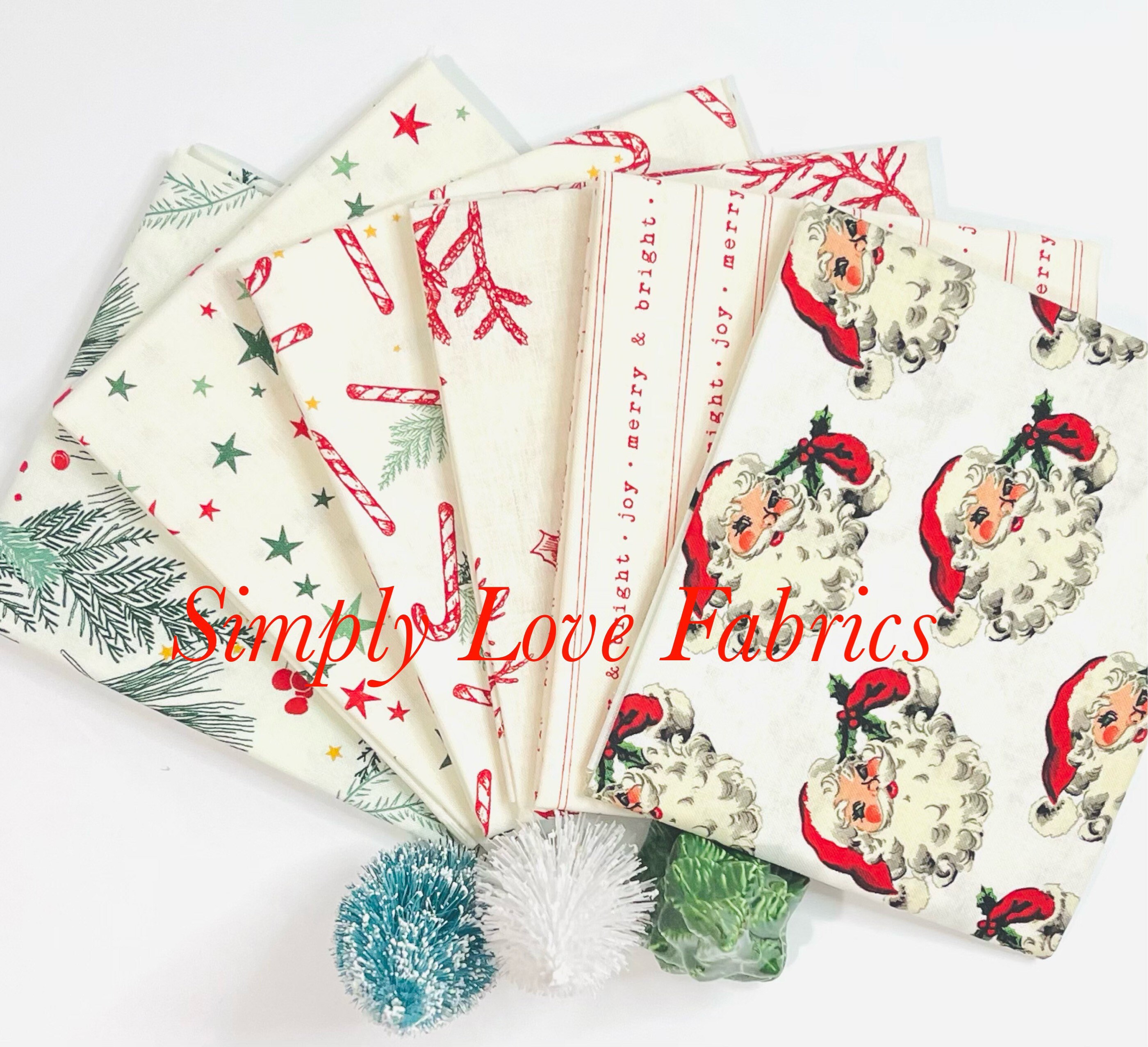 Old Fashioned Christmas- 1/2 Yard Bundle (25 Fabrics) by My Minds Eye ...