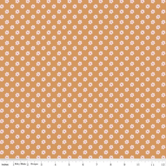 Bee Dots -1/2 Yard Increments, Cut Continuously (C14165 Verona Cider) by Lori Holt for Riley Blake Designs