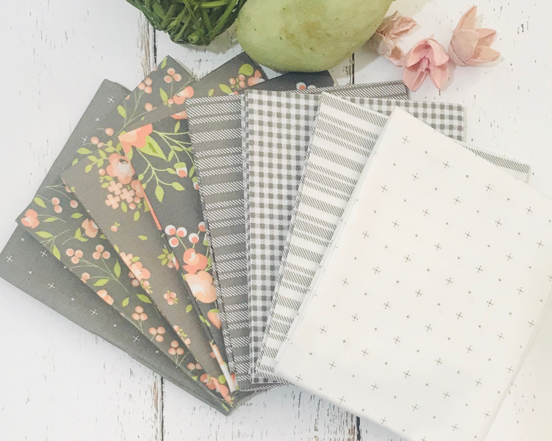 Apricot and Ash Solids Fat Quarter Bundle 6 Fabrics Bella Solids for Apricot and Ash Solids Fat Quarter Bundle 6 Fabrics Bella Solids for