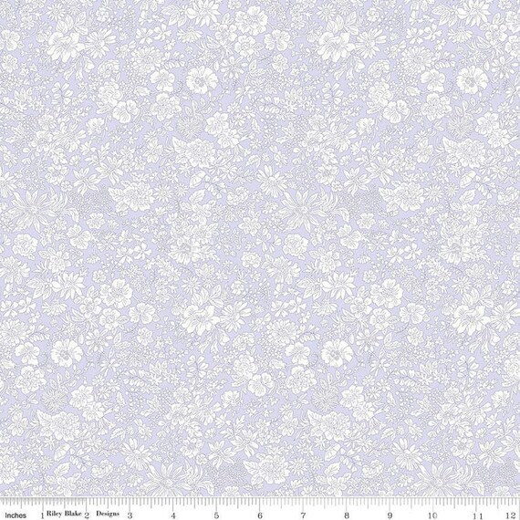 Emily Belle - End of Bolt 14" (016664215A Lilac) Liberty Fabrics for Riley Blake Designs