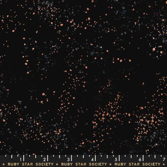 Speckled-End of Bolt 12" (RS5027-61M Metallic Black) by Rashida Coleman-Hale for Ruby Star Society