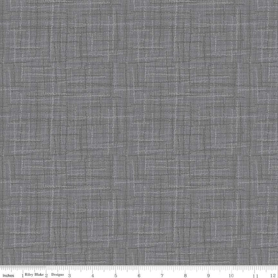 Grasscloth Cottons (C780 Gray) by Heather Peterson for Riley Blake Designs