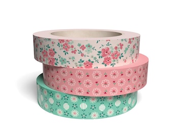 Lori Holt Berry & Sage Washi Tape 3 Rolls (ST-48380) for Riley Blake Designs
