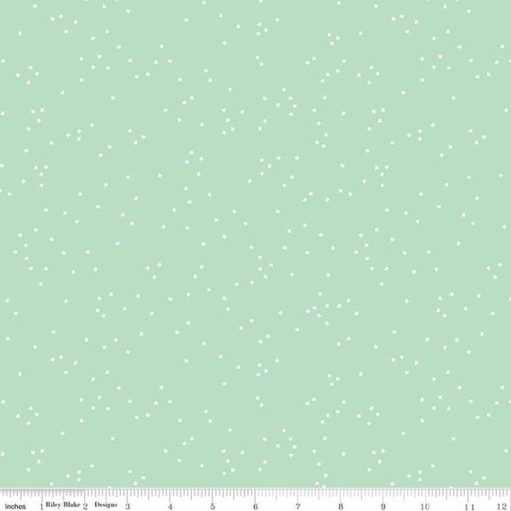 Blossom by Christopher Thompson for Riley Blake Designs- C715 Sweet Mint-End of bolt