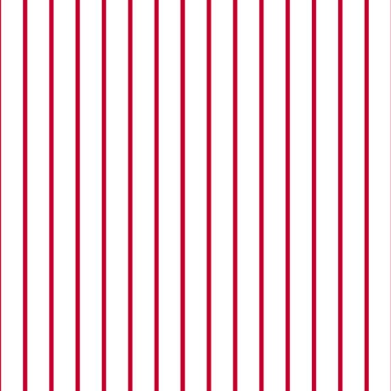 Dots and Stripes - 1/2 Yard Increments, Cut Continuously (28897-ZR Spaced Stripe Red) by QT Fabrics