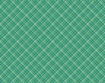 Berry & Sage - 1/2 Yard Increments, Cut Continuously (C17393 Plaid Alpine) by Lori Holt for Riley Blake Designs