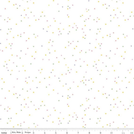 Blossom- 1/2 Yard Increments, Cut Continuously (C730 Spring) by Christopher Thompson for Riley Blake Designs