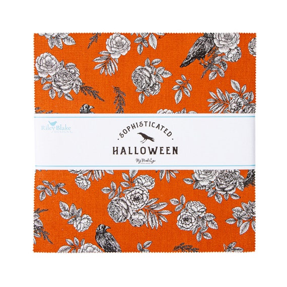 Sophisticated Halloween - 10 Inch Stacker (10-14620-42 Fabrics) by My Minds Eye for Riley Blake Designs