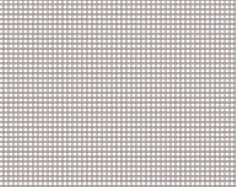 1/8" Gingham- 1/2 Yard Increments, Cut Continuously (C440-40 Gray) by RBD Designers