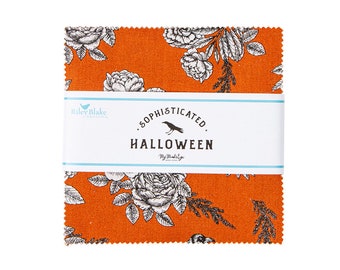 Sophisticated Halloween - 5 Inch Stacker (5-14620-42 Fabrics) by My Minds Eye for Riley Blake Designs