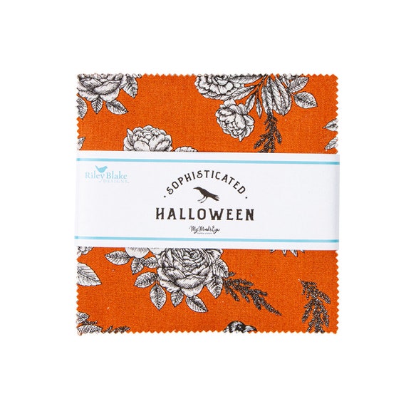 Sophisticated Halloween - 5 Inch Stacker (5-14620-42 Fabrics) by My Minds Eye for Riley Blake Designs