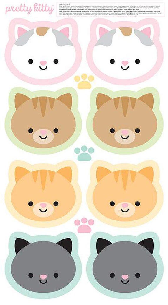 Pretty Kitty™ Softie Panel (P15656) by Doodlebug Design Inc, for Riley Blake Designs