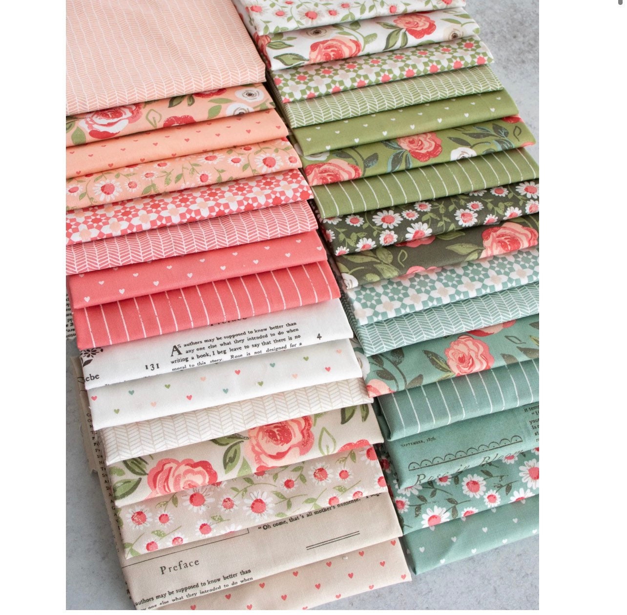 Love Note 1/2 Yard Bundle Full Collection (32 Fabrics) Lella